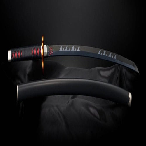 Demon Slayer: Kimetsu no Yaiba Proplica Replik 1/1 Nichirin Schwert (Tanjiro Kamado) Kyojuro Rengoku´s Sword Gueard Ver. 88 cm