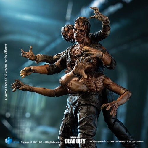 The Walking Dead figurine 1/18 Exquisite Mini Dead City Walker King 11 cm