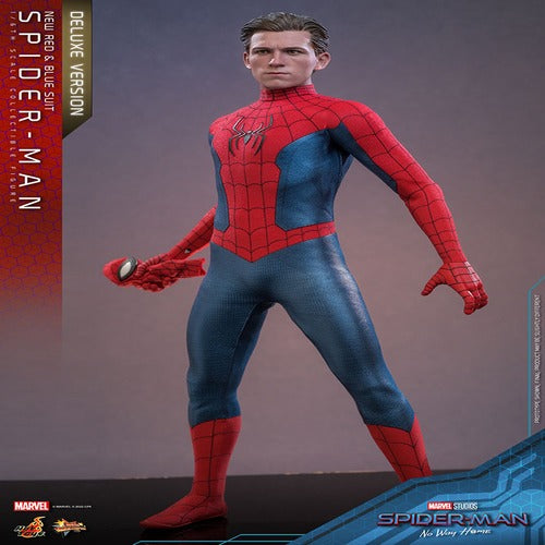 Spider-Man: No Way Home figurine Movie Masterpiece 1/6 Spider-Man (New Red and Blue Suit) (Deluxe Version) 28 cm
