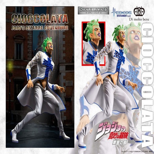 JoJo's Bizarre Adventure Part 5 Golden Wind statuette PVC Statue Cioccolata 17 cm