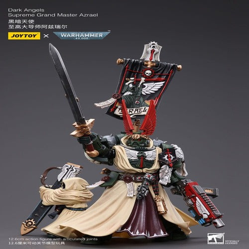 Warhammer 40k figurine 1/18 Dark Angels Supreme Grand Master Azrael 13 cm