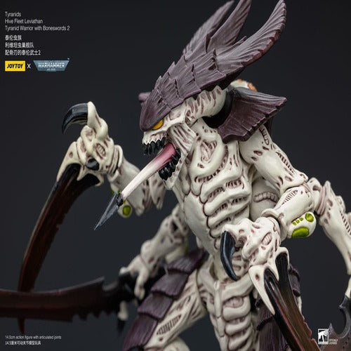 Warhammer 40k figurine 1/18 Tyranids Hive Fleet Leviathan Tyranid Warrior with Boneswords 2 15 cm