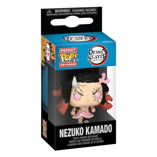 Demon Slayer: Kimetsu no Yaiba présentoir porte-clés Pocket POP! Vinyl Nezuko(Demon Form) 4 cm (12)