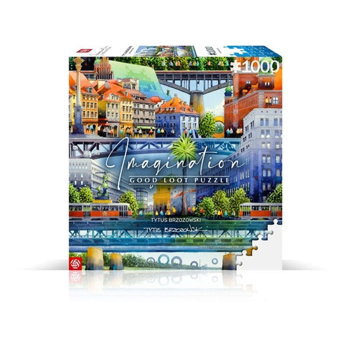 Tytus Brzozowski puzzle Imagination Warsaw Bridges (1000 pièces)