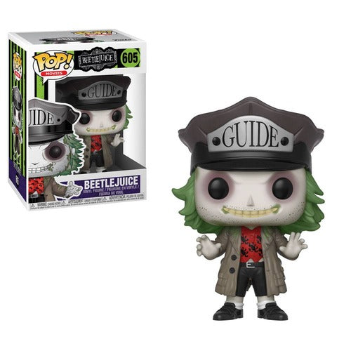 Beetlejuice Figurine POP! Horror Vinyl Beetlejuice Guide Hat 9 cm