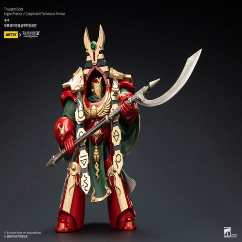 Warhammer The Horus Heresy figurine 1/18 Thousand sons Legion Praetor in Cataphractii Terminator Armour 12 cm