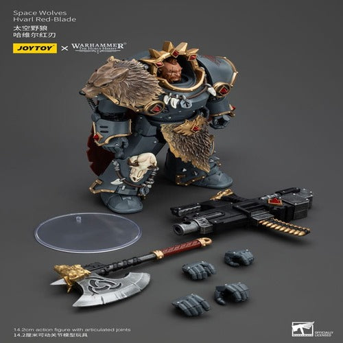 Warhammer The Horus Heresy figurine 1/18 Space Wolves Hvarl Red-Blade 14 cm