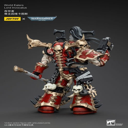 Warhammer 40k figurine 1/18 World Eaters Lord Invocatus 13 cm