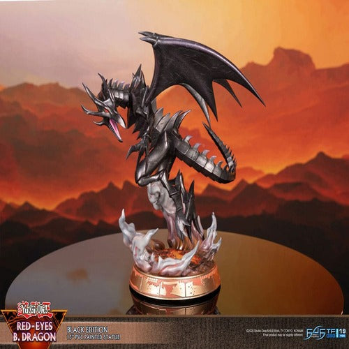 Yu-Gi-Oh! statuette PVC Red-Eyes B. Dragon Black Colour 33 cm
