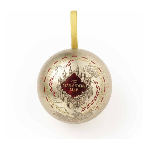 Harry Potter Christbaumschmuck mit Ansteck-Pin Marauders Map