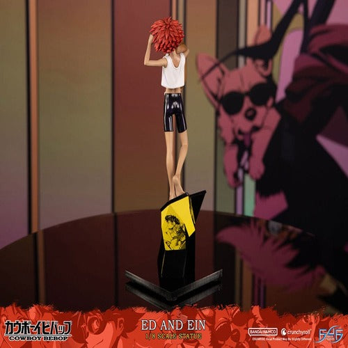 Cowboy Bebop Statue 1/8 Ed & Ein 28 cm