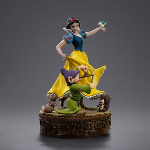 Blanche-Neige et les Sept Nains statuette 1/10 Art Scale Snow White and Dopey 21 cm