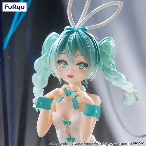 Hatsune Miku statuette PVC BiCute Bunnies Miku Rurudo White Color Ver. 27 cm