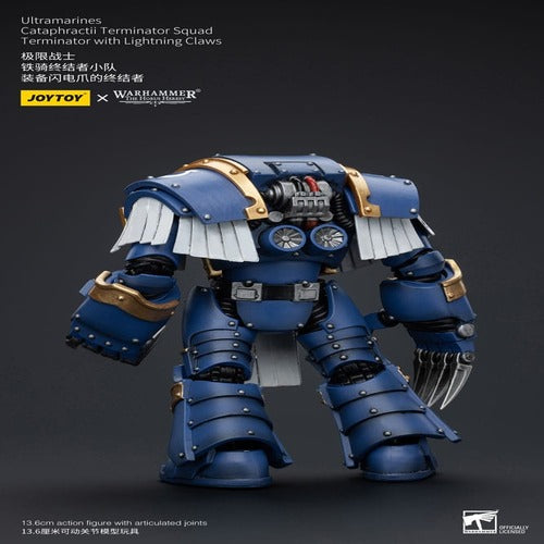 Warhammer The Horus Heresy figurine 1/18 Ultramarines Cataphractii Terminator Squad Terminator with Lightning Claws 14 cm