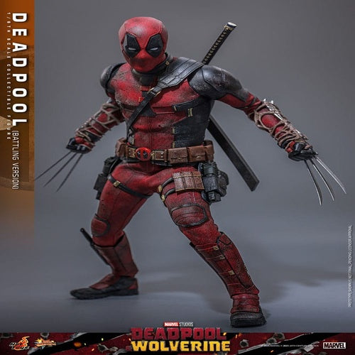 Deadpool & Wolverine Movie Masterpiece Actionfigur 1/6 Deadpool (Battling Version) 31 cm
