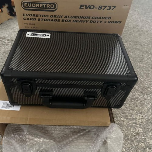 Evoretro Trading Card Koffer Silver/Gray Small