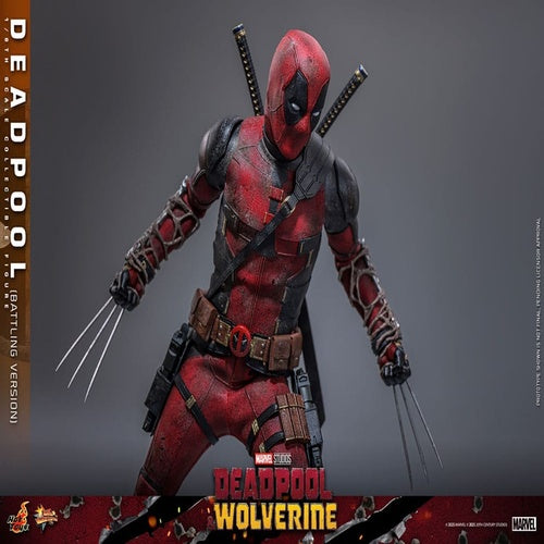 Deadpool & Wolverine Movie Masterpiece Actionfigur 1/6 Deadpool (Battling Version) 31 cm