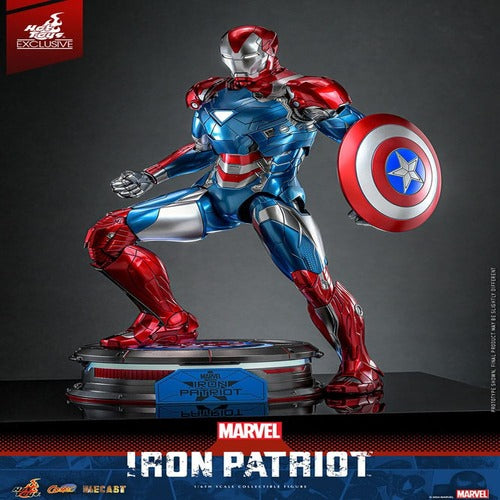 Marvel figurine Comic Masterpiece Diecast 1/6 Iron Patriot Hot Toys Exclusive 32 cm