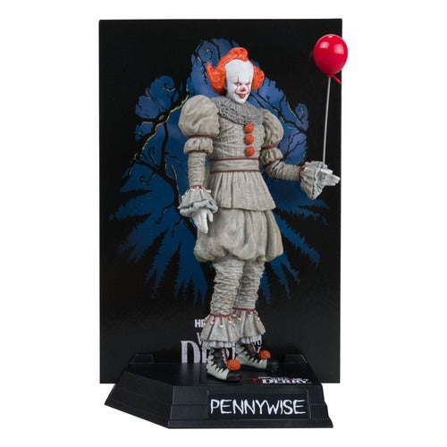 Welcome to Derry statuette PVC Movie Maniacs Pennywise (Gold Label) 16 cm