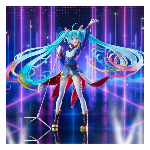 Gundam X Miku statuette PVC Banpresto Evolve Hatsune Miku Figure 21 cm