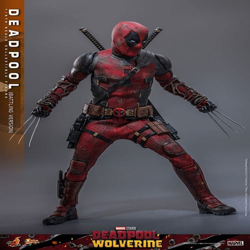 Deadpool & Wolverine Movie Masterpiece Actionfigur 1/6 Deadpool (Battling Version) 31 cm