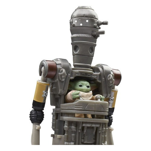Star Wars: The Mandalorian Vintage Collection pack 3 figurines IG-12, Grogu & Anzellan 10 cm
