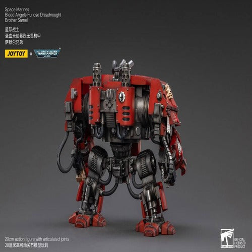 Warhammer 40k figurine 1/18 Blood Angels Furioso Dreadnought Brother Samel 20 cm