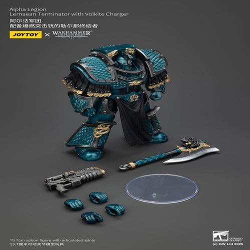 Warhammer The Horus Heresy figurine Alpha Legion Lernaean Terminator with Volkite Charger 20 cm