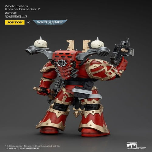 Warhammer 40k figurine 1/18 World Eaters Khorne Berzerker 2 13 cm