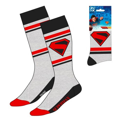 DC Comics chaussettes Superman Logo Grey 38-45