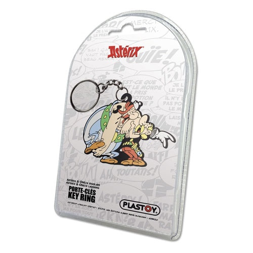 Asterix Schlüsselanhänger Asterix & Obelix Laughing 9 cm
