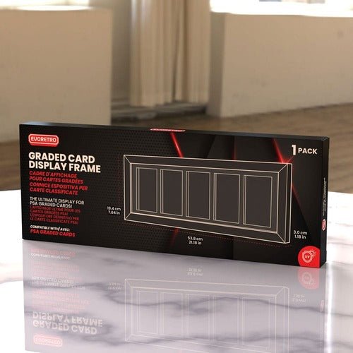 Evoretro Displayrahmen für 5 PSA Graded Cards