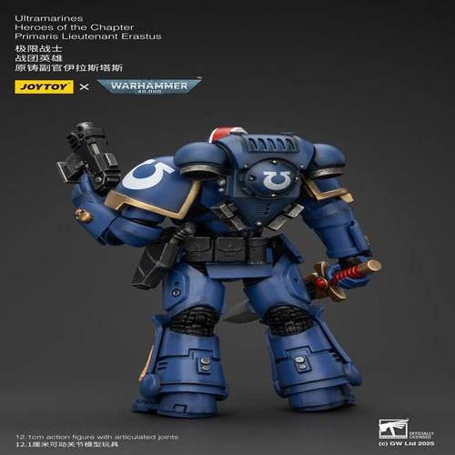 Warhammer 40k figurine 1/18 Ultramarines Heroes of the Chapter Primaris Lieutenant Erastus 20 cm