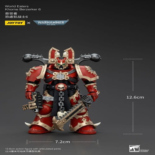 Warhammer 40k figurine 1/18 World Eaters Khorne Berzerker 6 13 cm