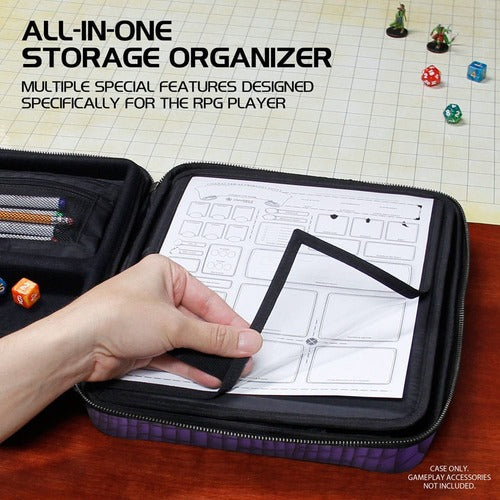 Enhance RPG Series Collector's Edition Organizer Case Purple