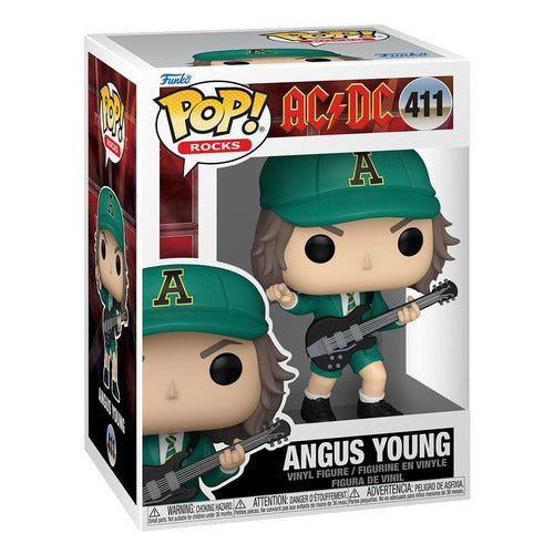 AC/DC POP! Rocks Vinyl Figurine Angus Young (Green) 9 cm
