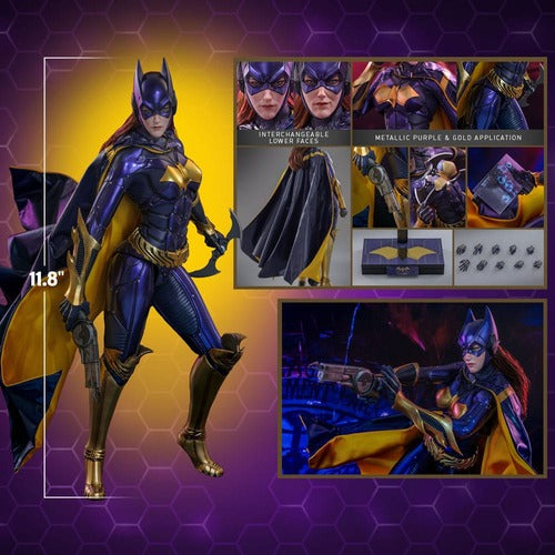 Batman Arkham Knight figurine Videogame Masterpiece 1/6 Batgirl (Purple and Gold Version) Exclusive 30 cm