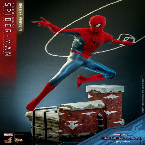 Spider-Man: No Way Home figurine Movie Masterpiece 1/6 Spider-Man (New Red and Blue Suit) (Deluxe Version) 28 cm