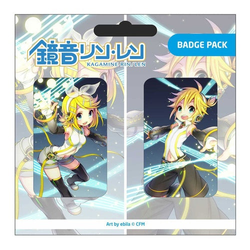 Hatsune Miku Ansteck-Buttons Doppelpack Set C
