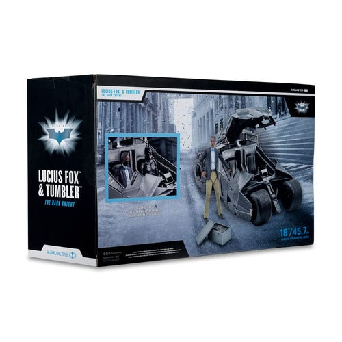 DC Multiverse véhicule Tumbler with Lucius Fox (The Dark Knight) (Gold Label)