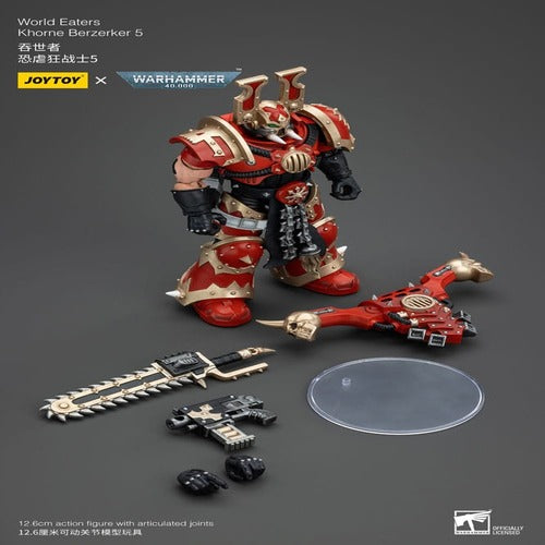 Warhammer 40k figurine 1/18 World Eaters Khorne Berzerker 5 13 cm