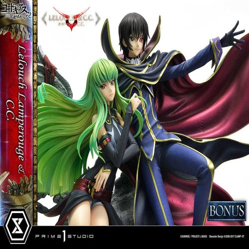 Code Geass: Lelouch of the Rebellion Concept Masterline Series Statue 1/6 Lelouch Lamperouge & C.C. 44 cm