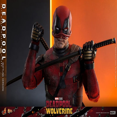 Deadpool & Wolverine Movie Masterpiece Actionfigur 1/6 Deadpool (Battling Version) 31 cm