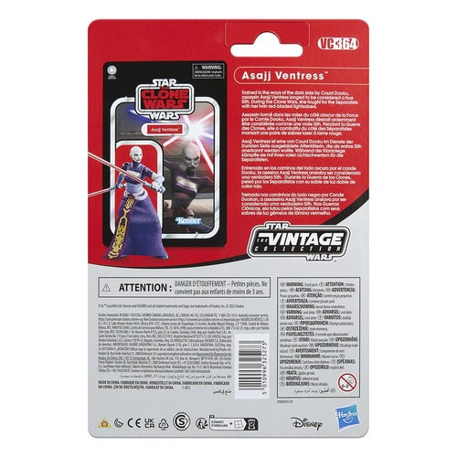 Star Wars: The Clone Wars Vintage Collection Actionfigur Asajj Ventress 10 cm