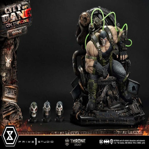 DC Comics Throne Legacy Collection Statue 1/4 Batman Bane on Throne Deluxe Bonus Version 61 cm