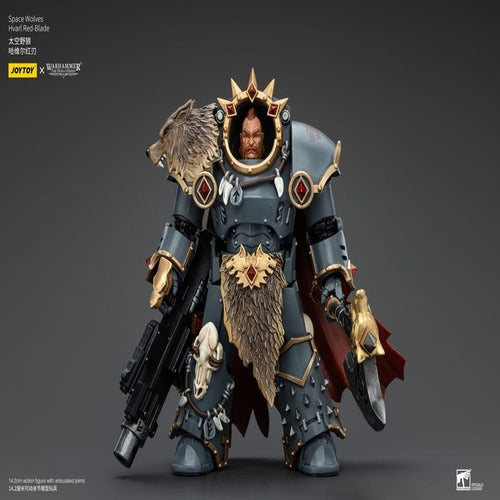 Warhammer The Horus Heresy figurine 1/18 Space Wolves Hvarl Red-Blade 14 cm