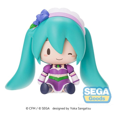 Character Vocal Series 01: Hatsune Miku figurine Fuwa Petit Chibi Hatsune Miku x Love and Berry Dress Up and Dance! Sparkly Purple 8 cm