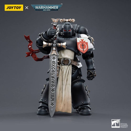 Warhammer 40k Actionfigur 1/18 Black Templars The Emperors Champion Rolantus 12 cm