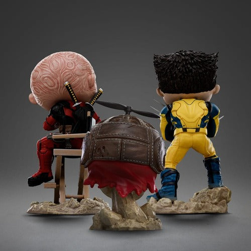 Deadpool & Wolverine Mini Co. PVC Figur Wolverine Unmasked 14 cm