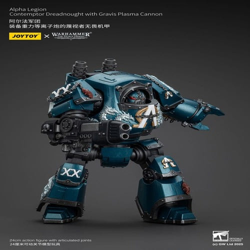 Warhammer The Horus Heresy figurine Alpha Legion Contemptor Dreadnought with Gravis Plasma Cannon 25 cm